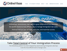 Tablet Screenshot of onlinevisas.com